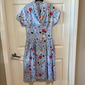 Pinup Couture / Pinup Girl Clothing PUG Dapper Day Dress Large